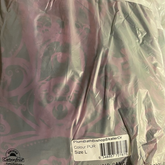 Blackmilk “PLUM BATH BISHOP SKATER DRESS” Size Large L NWT - Picture 12 of 15